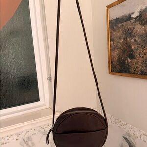 BAGGU Dark Brown Crossbody Bag